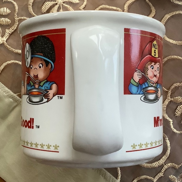Vintage 1993 Campbell's Soup Mm Mm Good Soup 14oz Cup Bowl Coffee Mug - Picture 3 of 4